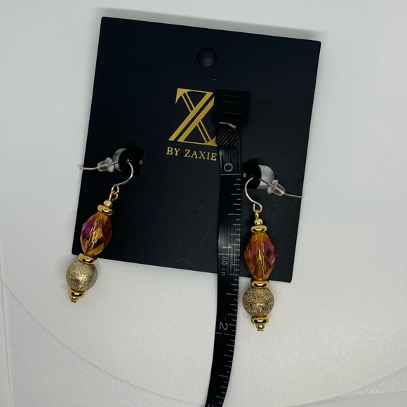 Z by Zaxie Stunning Multi Colored Faceted Stone Fish Hook Drop Earrings - Picture 8 of 15